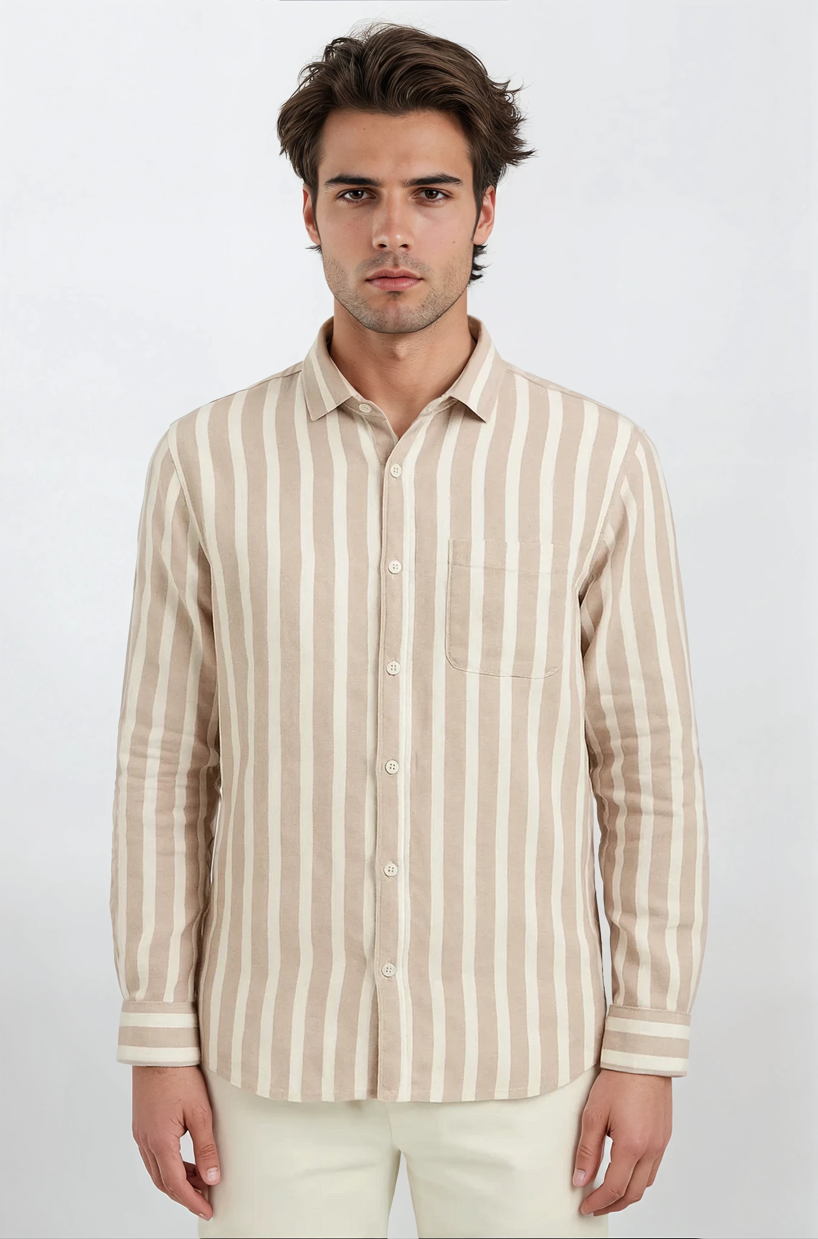 The Dune Shirt - Pea & Kew