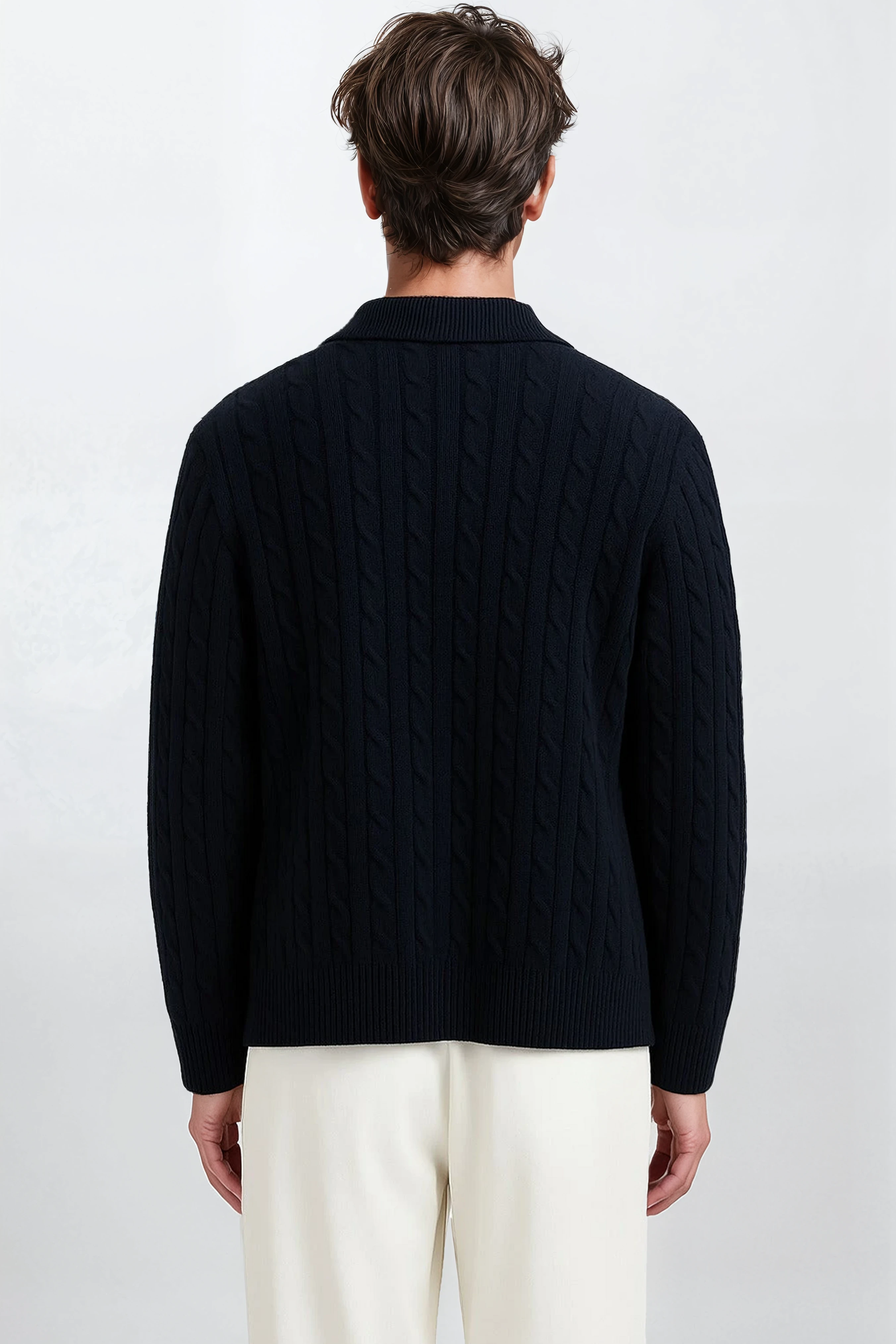 The Cable Knit Cardigan - Pea & Kew