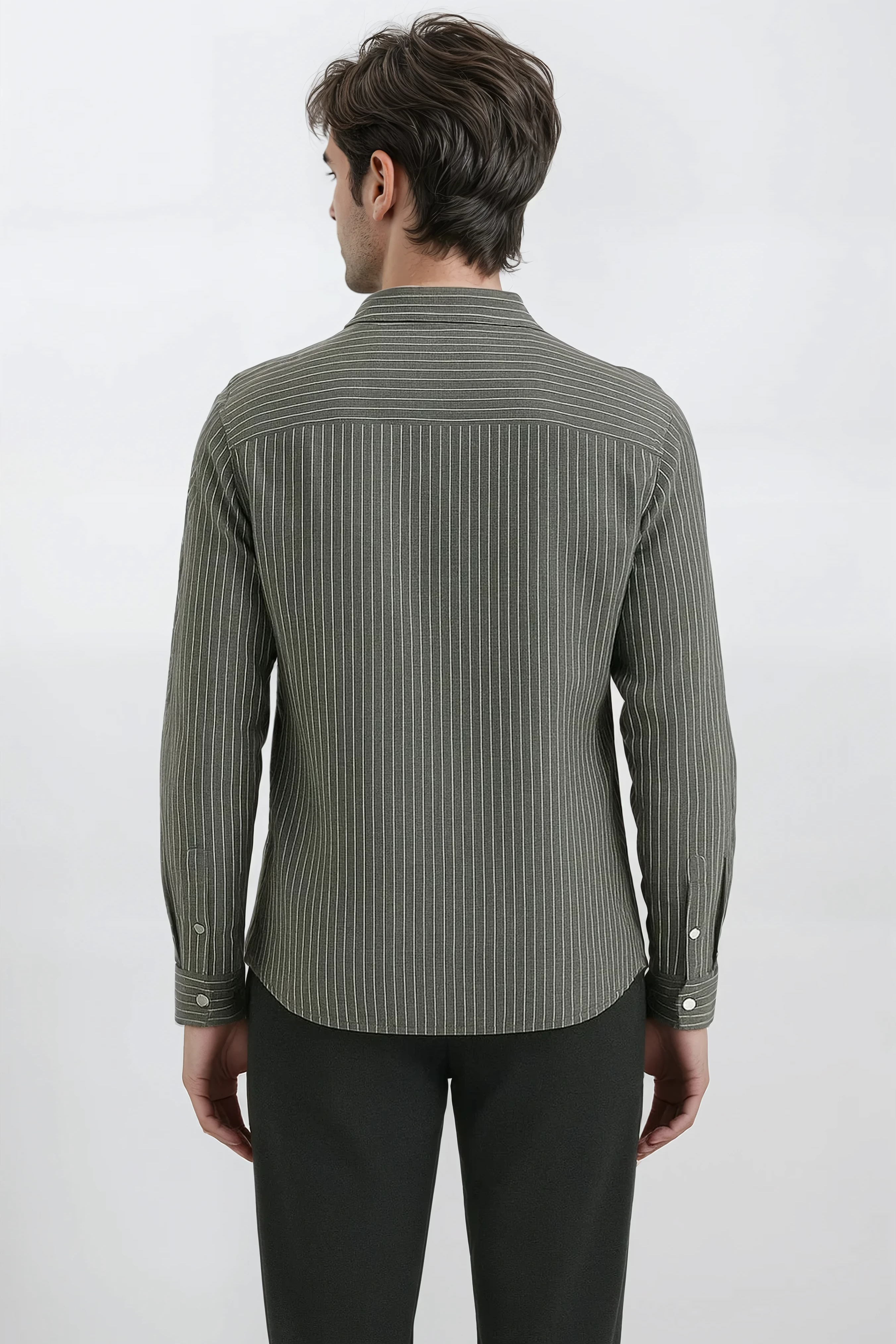 The Horizon Shirt Grey - Pea & Kew