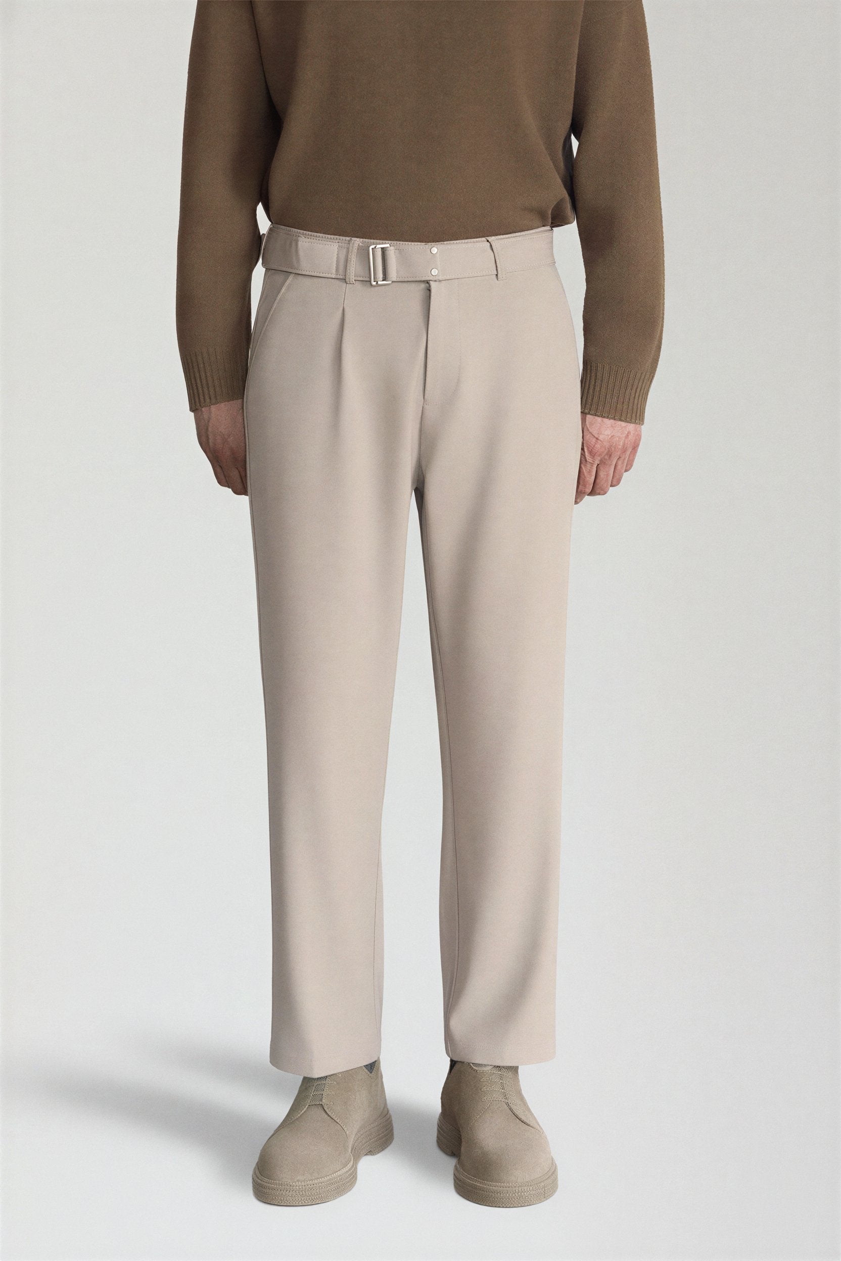 The Belted Trouser - Pea & Kew