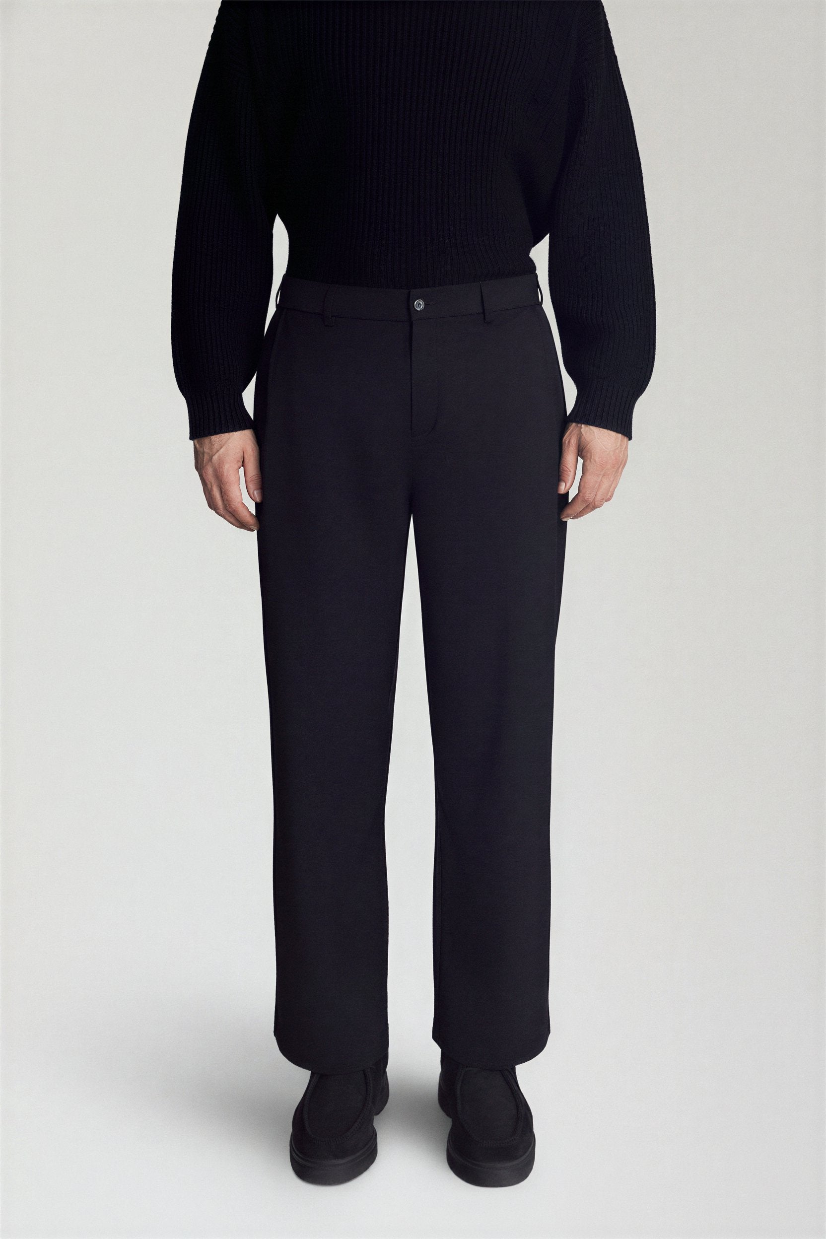 The Drape Trouser - Pea & Kew